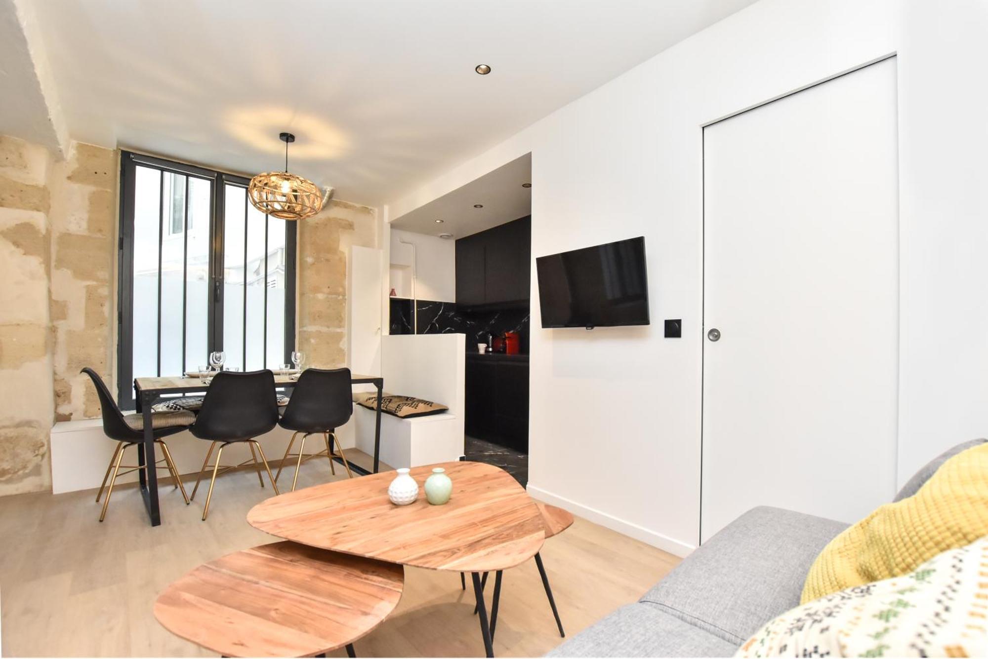 Cozy Apartment - 1Br-4P - Sentier Paris Luaran gambar