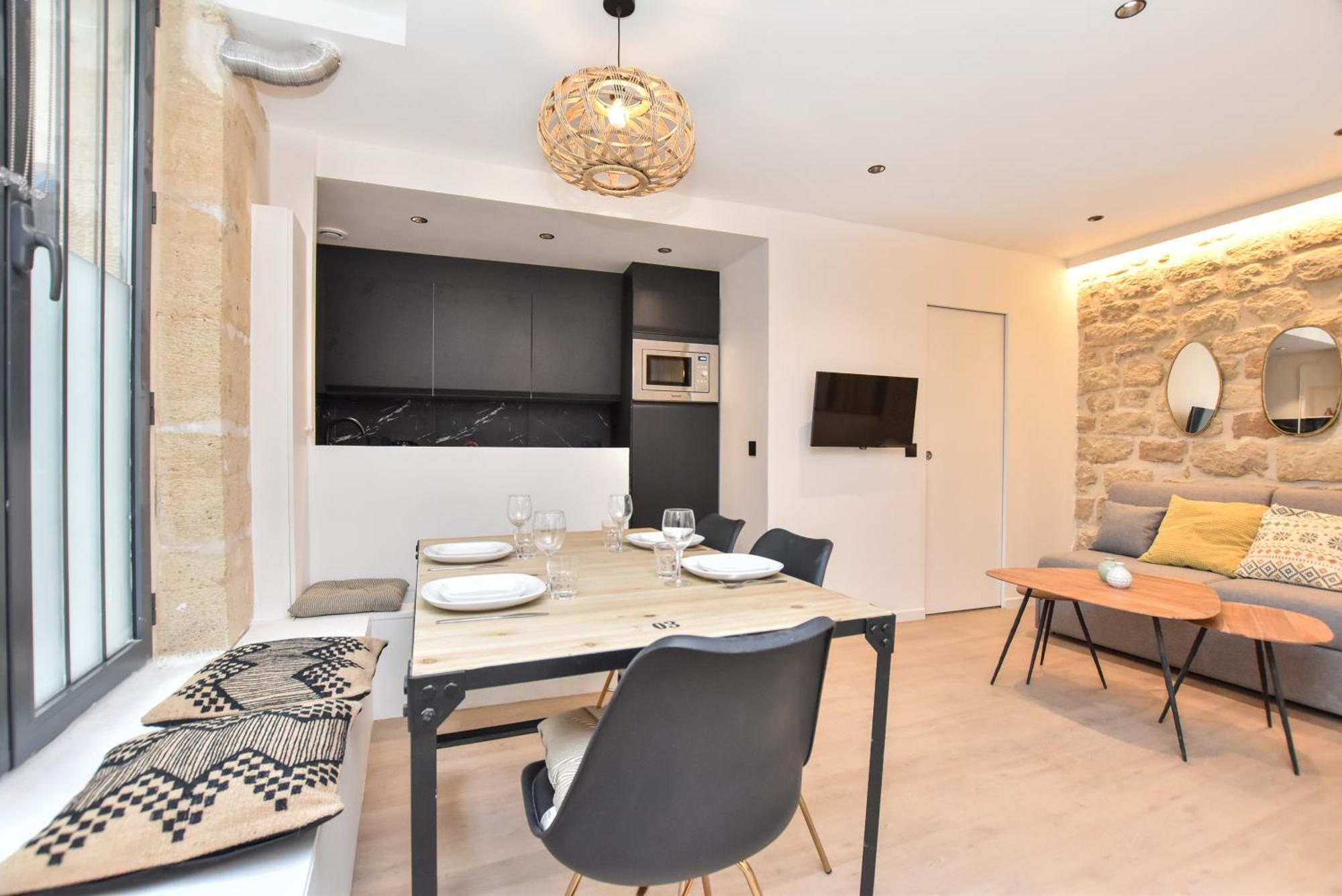 Cozy Apartment - 1Br-4P - Sentier Paris Luaran gambar