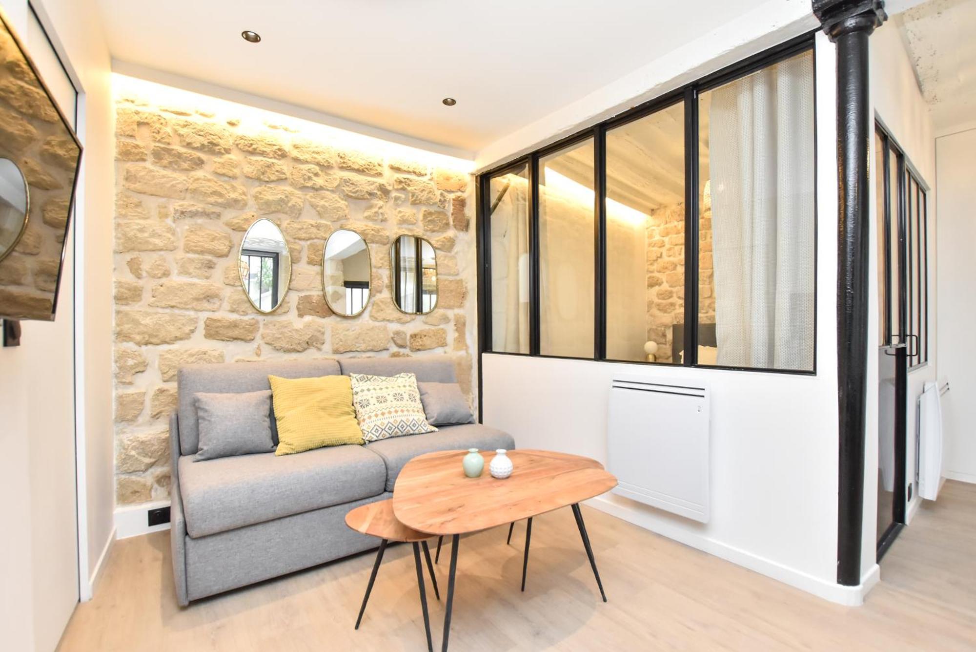 Cozy Apartment - 1Br-4P - Sentier Paris Luaran gambar